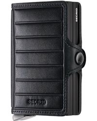Secrid - Embossed Leather Lines Twinwallet - Lyst