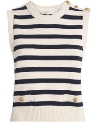 FRAME - Stripe The Harbor Vest Top - Lyst