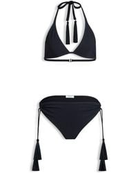 Alaïa - Tassel-Tie Triangle Bikini - Lyst