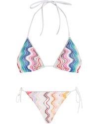 Missoni - Knitted Wave Bikini - Lyst