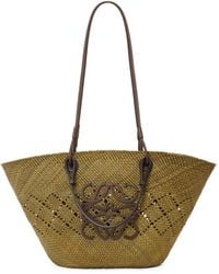 Loewe - X Paula's Ibiza Medium Woven Anagram Basket Bag - Lyst