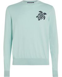 Vilebrequin - Cotton Turtle Jacquard Sweater - Lyst