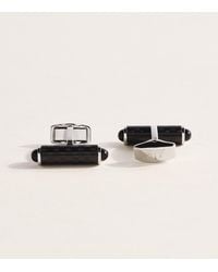 Tateossian - Palladium-Plated Carbon Cylinder Cufflinks - Lyst