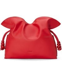 Loewe - Medium Leather Flamenco Purse - Lyst