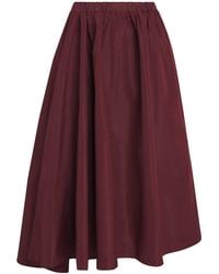 Patou - Asymmetric Midi Skirt - Lyst