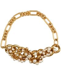 Balmain - Embellished Sync Necklace - Lyst