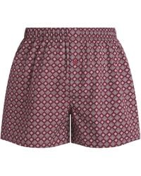 Hanro - Cotton Fancy Boxer Shorts - Lyst