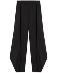 Loewe - Wool-Blend Pleated Trousers - Lyst