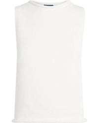 Polo Ralph Lauren - Linen-Cotton-Blend Sweater Vest - Lyst