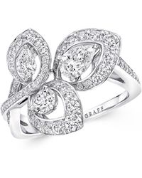 Graff - White Gold And Diamond Classic Ring - Lyst