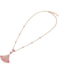 BVLGARI - Diamond, Sapphire And Ruby Divas' Dream Necklace - Lyst