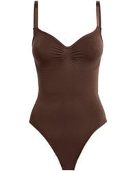 Skims - Seamless Sculpt Thong Bodysuit - Lyst