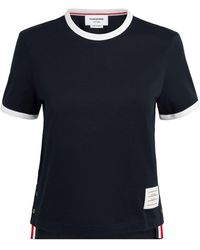 Thom Browne - Ringer T-shirt - Lyst