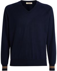 FIORONI CASHMERE - Cashmere V-neck Sweater - Lyst