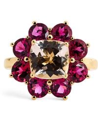 Jennifer Meyer - And Rubellite Flower Ring - Lyst