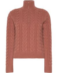 Max Mara - Cashmere Quarter-Zip Sweater - Lyst