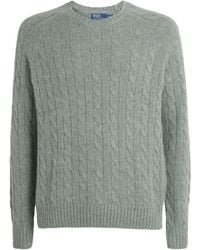 Polo Ralph Lauren - Wool-Blend Elbow-Patch Sweater - Lyst