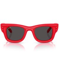 Ray-Ban - X A$Ap Rocky Wayfarer Puffer Sunglasses - Lyst