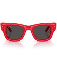 Ray-Ban - X A$Ap Rocky Wayfarer Puffer Sunglasses - Lyst