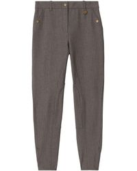 Burberry - Stretch Cotton Herringbone Jodhpurs - Lyst