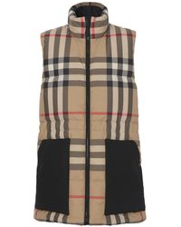 burberry womens puffer vest