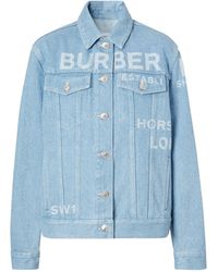 Burberry Jean and denim jackets for Women - Up to 50% off | Lyst