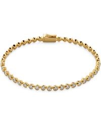 Monica Vinader - Vermeil Diamond Essentials Tennis Bracelet - Lyst