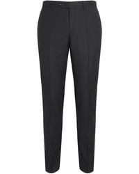 Emporio Armani - Virgin Wool Tailored Trousers - Lyst