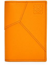 Loewe - Leather Puzzle Edge Bifold Card Holder - Lyst