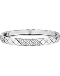 CHANEL - And Diamond Coco Crush Bangle - Lyst