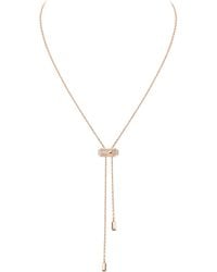 Messika - Moderniste And Diamond Tie Necklace - Lyst