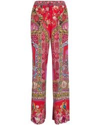 CAMILLA - Silk Lounge Trousers - Lyst