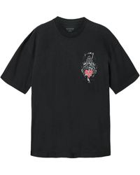 AllSaints - Organic Cotton Scimitar T-Shirt - Lyst
