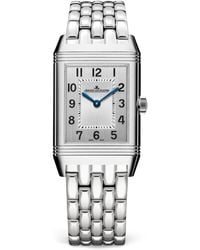 Jaeger-lecoultre - Stainless Steel And Diamond Reverso Classic Duetto Watch - Lyst