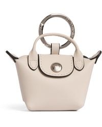 Longchamp - Leather Le Pliage Xtra Keyring - Lyst