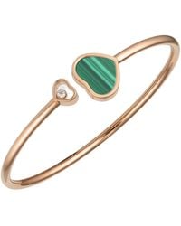 Chopard - And Diamond Happy Hearts Bangle - Lyst