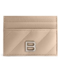 Balenciaga - Leather Crush Card Holder - Lyst