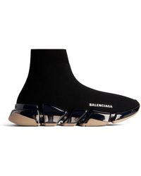 Balenciaga - Clear Sole Speed 2.0 Sneakers - Lyst