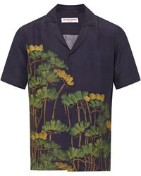 Orlebar Brown - Tree Print Maitan Shirt - Lyst