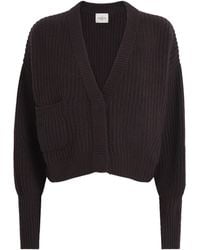 LeKasha - Organic Cashmere Cropped Cardigan - Lyst