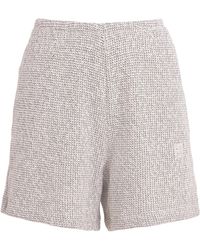 Anine Bing - Cotton-Blend Kam Shorts - Lyst
