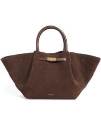 DeMellier London - Medium Suede New York Tote Bag - Lyst