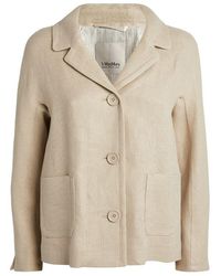 Max Mara - Linen-Cotton Blazer - Lyst