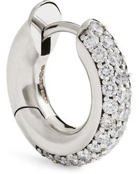 Spinelli Kilcollin - And Diamond Macro Single Hoop Earring - Lyst