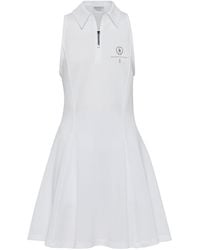 Brunello Cucinelli - Stretch-cotton Piqué Tennis Dress - Lyst