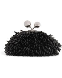 Weekend by Maxmara - Embellished Satin Pasticcino Nano Bag - Lyst