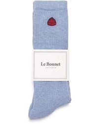 Le Bonnet - Cotton-Blend Logo Socks - Lyst