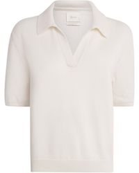Harrods - Cotton-Cashmere Collared Sweater - Lyst