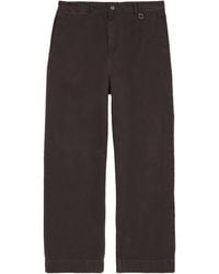 WOOYOUNGMI - Cotton Canvas Wide-Leg Jeans - Lyst