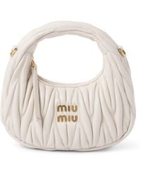 Miu Miu - Matelassé Leather Wander Top-Handle Bag - Lyst